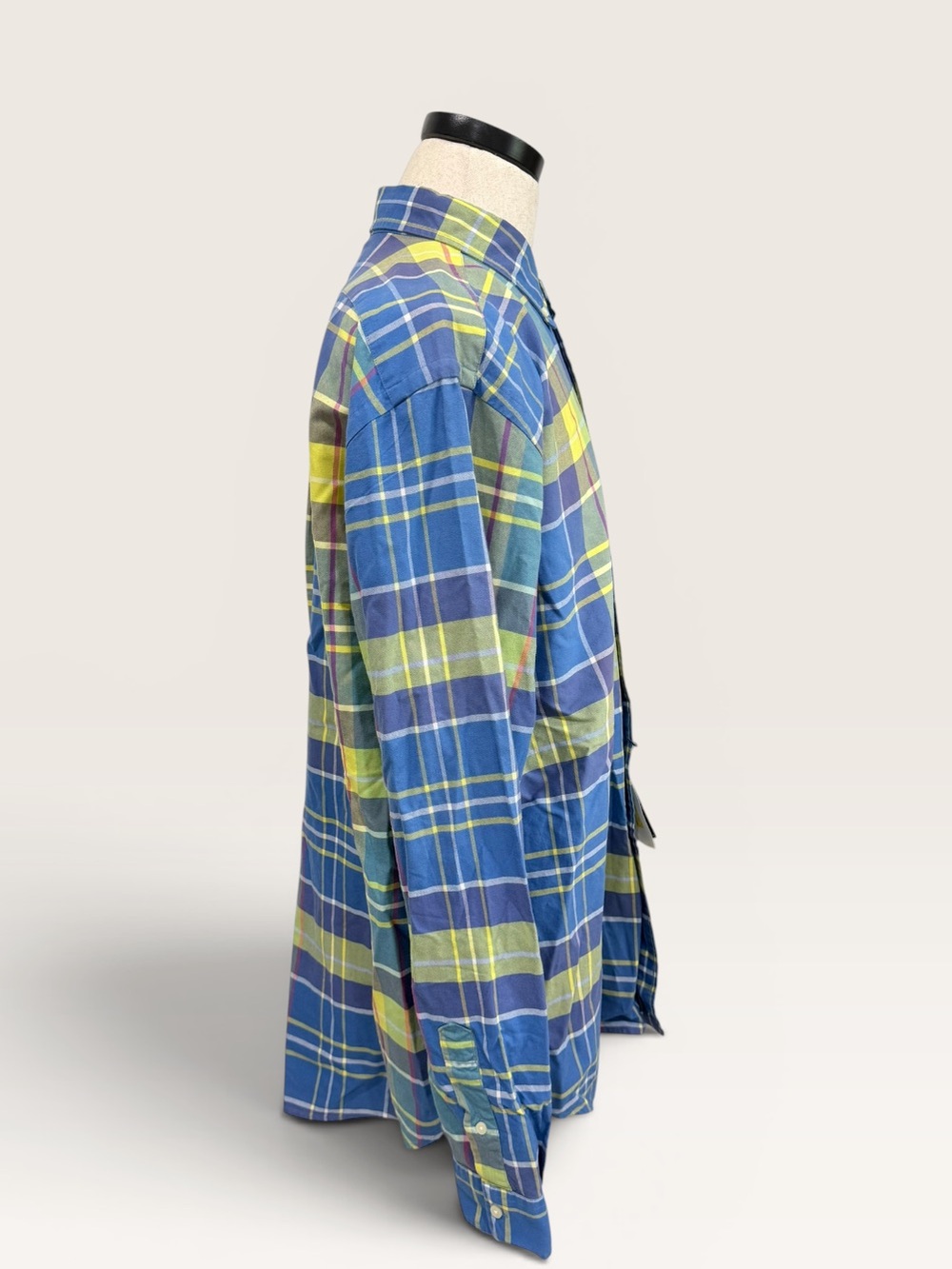 Polo Ralph Lauren XLT 100% Cotton Madras Plaid Button Down Long Sleeve Shirt NWT - Picture 7 of 15